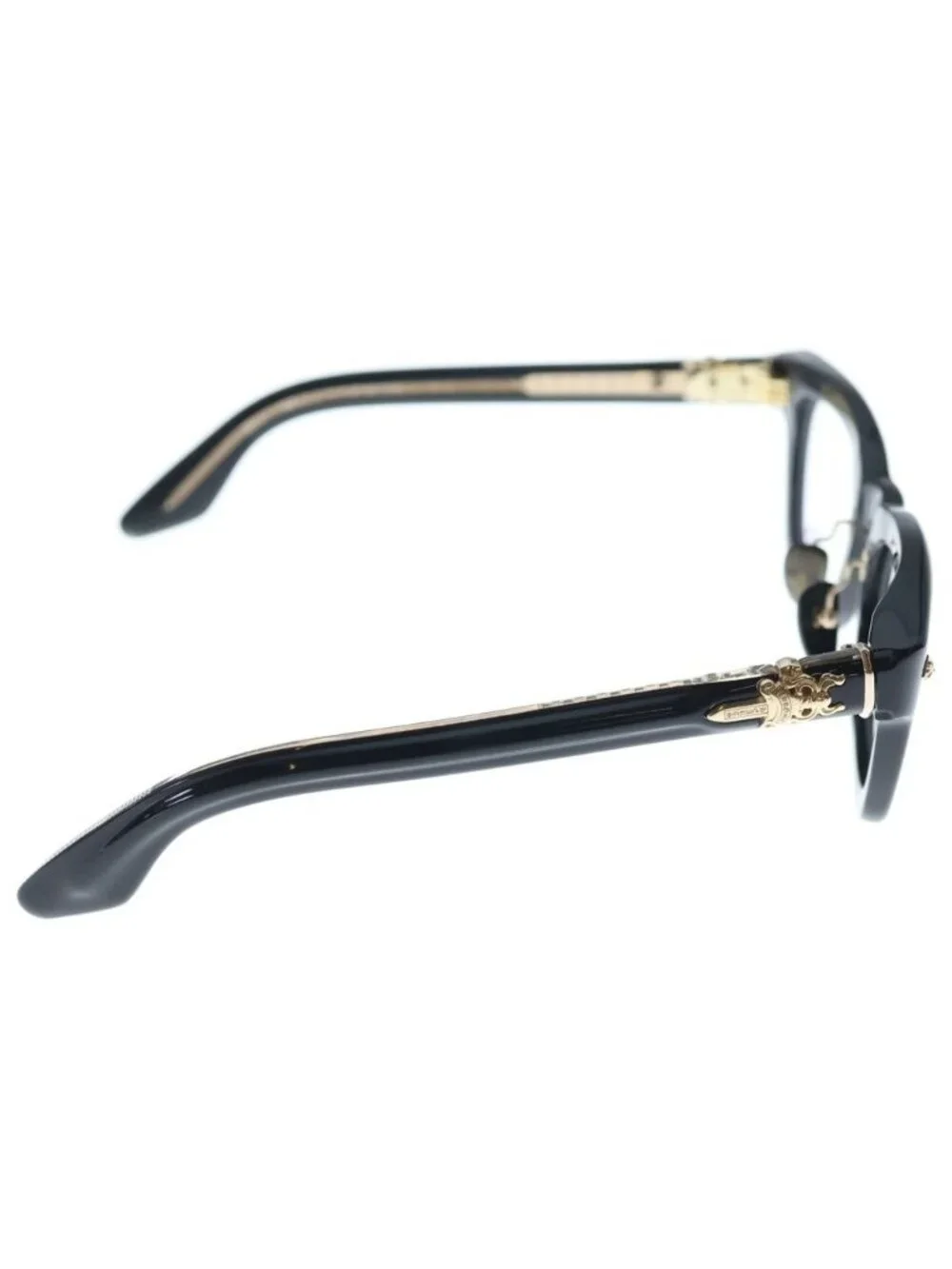 Chrome Hearts Donnysoffergisms-a Square Frame Sunglasses 48 Black Eyewear